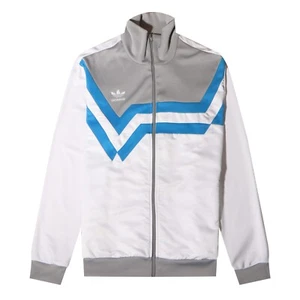 Adidas Track Jacket Italia 90 TT XL White Blue Casual Rare Retro Style Track Top - Picture 1 of 18