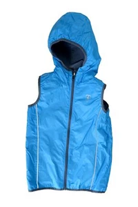 Scuderia Ferrari Kid "Reversible Hooded Vest" Gray & Blue Vest 13/14 Years - Picture 1 of 6