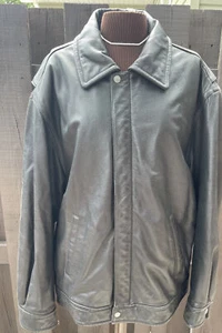 Vintage 90s Nothing Else Is a Pepsi M Leather Bomber Jacket - Picture 1 of 11