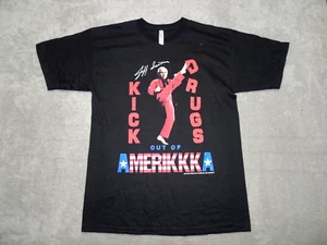 Jeff Sessions Kick Drugs Out Of Amerikkka Real Bad Man T-Shirt Medium schwarz neu ohne Etikett - Bild 1 von 8