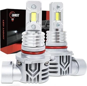 9006 LED Headlight Low Beam Bulbs Kit 6000K White Super Bright - Picture 1 of 7