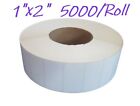 *5000* Count - Typenex Thermal Label 1"X2", 5000 On A 3" Core, White Ar0141w