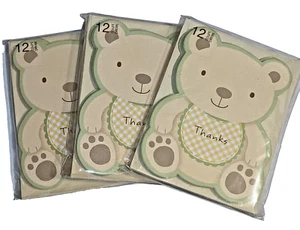 American Greetings Thank You Notes with Envelopes 3 Packs of 12 Cards/Envelopes - Picture 1 of 4