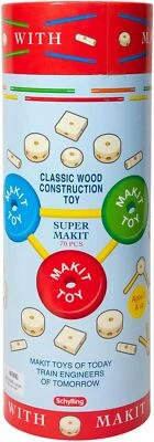 Super Makit Classic Wooden Construction Toy - Image 1 of 4