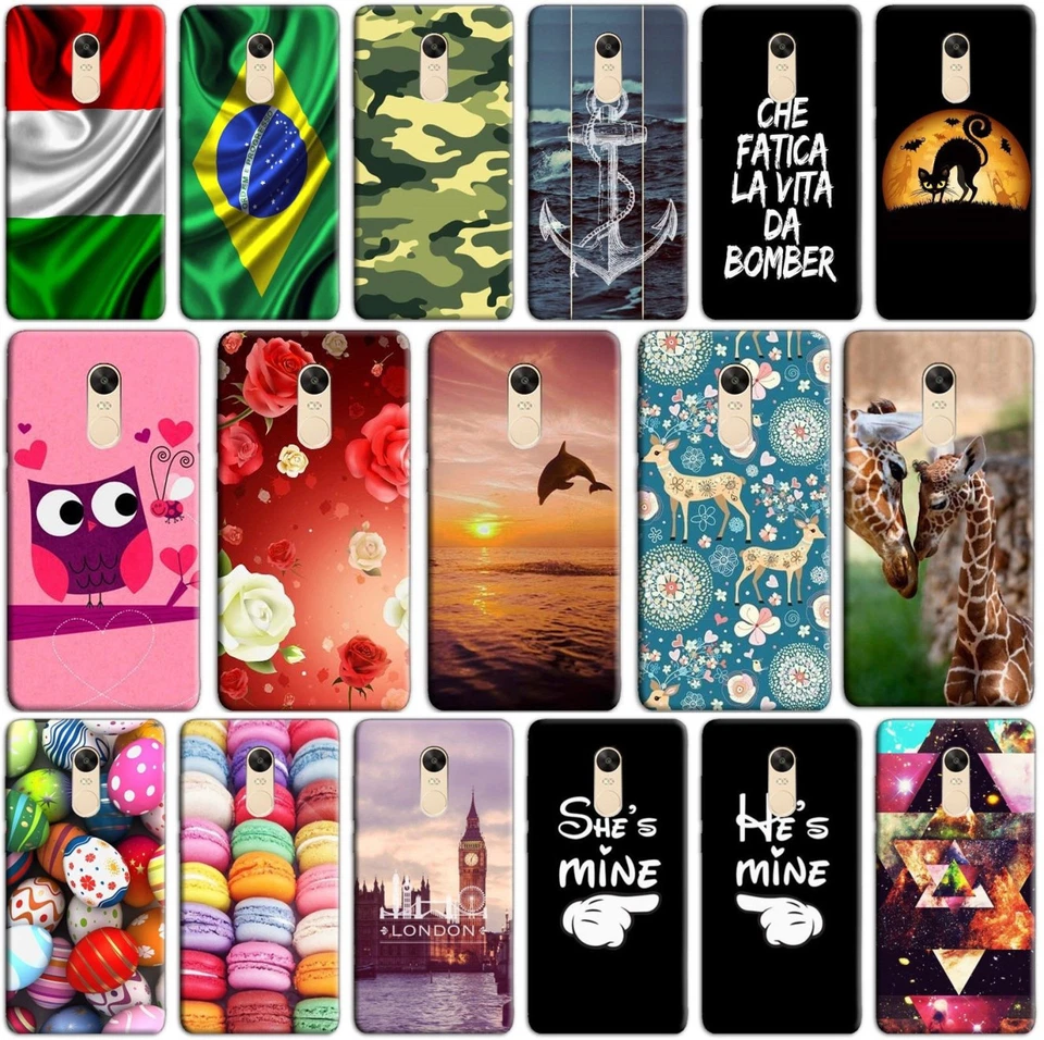 CUSTODIA COVER MORBIDA IN TPU SILICONE PER XIAOMI REDMI NOTE 4X FANTASIA F - Immagine 1 di 1