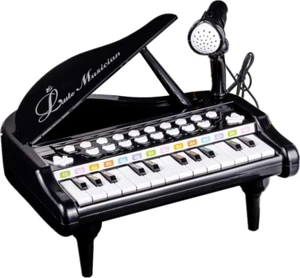 Piano de juguete para niños pequeños 24 teclas multifuncional con micrófono - Picture 1 of 12