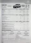 263966) Dacia Duster - Preisliste & Extras - Prospekt 07/2012