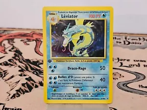 1999 Pokémon French Base Set 1st Edition Gyarados Leviator LP - Picture 1 of 2