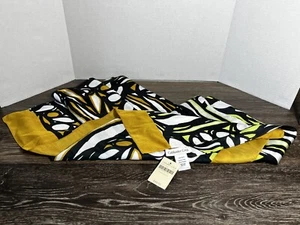 Coldwater Creek Tropica Scarf NWT Brown/Green/Black/Gold 70”x24” 100% Polyester - Picture 1 of 4