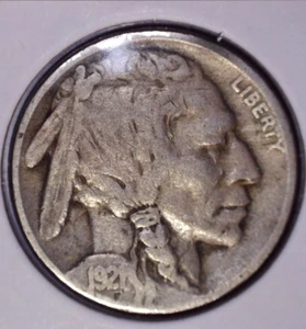 1921-P Buffalo Nickel 5(C) Philadelphia Mint #F221 - Picture 1 of 2