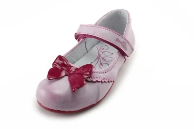 Zapatos Mary Jane de cuero para niñas RenBut (23-334 Roz) hechos en Polonia Foto 1 de 4