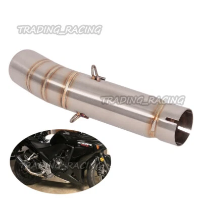 For Honda CBR500R CB500X CB500F 2013-2019 Exhaust Pipe Mid Link Tube Slip On 51 — 第 1/4 张图片