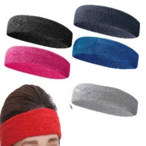 Fascia per capelli corda testa fitness corsa uomo donna elastico copricapo - Foto 1 di 14