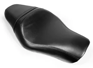 Sella nera plain per Harley Davidson Sportster 2004-2020 custombikes Seat - Foto 1 di 5
