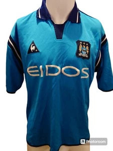 Heimtrikot Le Coq Sportif Manchester City 2001-02 XL 46/48 - Bild 1 von 8