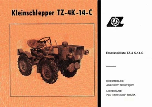 300603 Ersatzteilliste TZ-4 K-14C Kleinschlepper - Bild 1 von 5