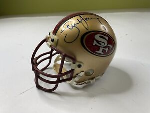 Steve Young Signed autographed Riddell mini helmet San Francisco 49ers Vintage