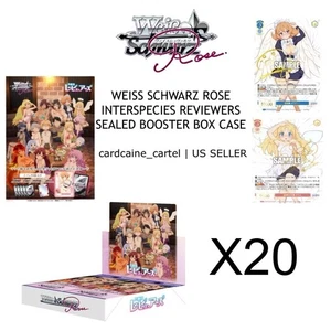 SEALED CASE Weiss Schwarz Rose Interspecies Reviewers Booster Box | US SELLER - Picture 1 of 1