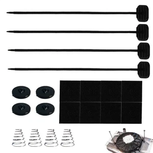 Electric Fan Mounting Kit Electric Radiator Fan Ties Straps Mounting Stunning - Afbeelding 1 van 10