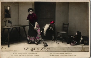 Spain old postcard vintage Zaragoza Folklore (1583) - Picture 1 of 2