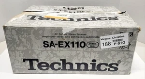 Technics SA-EX110 AM/FM Stereo Receiver 100 Watts/Channel 8 Ohm In Box MINT - Picture 1 of 17