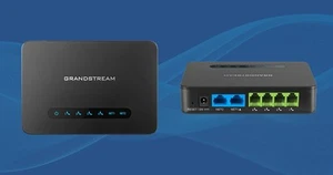 Grandstream GS-HT814 V2 4 ports Ata avec 4 ports Fxs et routeur Gigabit NAT Voip - Photo 1/3