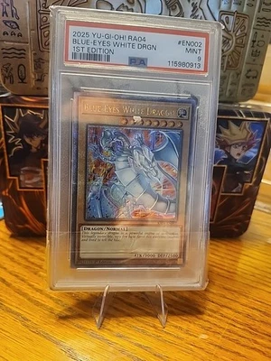 2025 YU-GI-OH RA04 BLUE EYES WHITE DRAGON 1ST EDITION #EN002 - Image 1 of 4