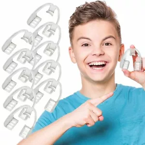 Kids Mouth Guard for Grinding Teeth - 10 Pk Dental Night Guards for TMJ Bruxism - Picture 1 of 8