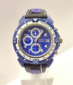 Orologio SECTOR EXPANDER 101 Cronografo, Acciaio e Resina, NUOVO - Picture 1 of 8