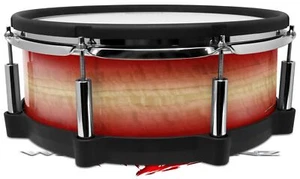Envoltura para Roland vDrum Shell PD140 madera exótica ala de abejas eucalipto ráfaga fuego rojo - Imagen 1 de 4