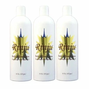 Rinju Body and Hand Lotion Enriched with Vitamin-E, 16 Oz - Pack of 3 Bottles - Picture 1 of 2