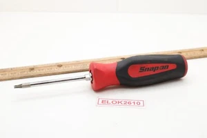 Snap-on SGDTRX315B H15 Tamper Torx Red/Black Soft Grip Screwdriver USA - Picture 1 of 10