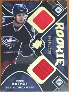 2007-08 SPx Rookie Jersey Marc Methot #187 Columbus Blue Jackets #’d 0488/1599 - Picture 1 of 2