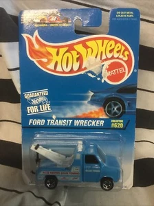 Grúa Ford Transit vintage Hot Wheels coleccionista #620 - Imagen 1 de 3
