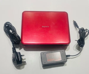 Sony DVP-FX720 7" Inch Screen Mains Portable DVD Player - Red SPARES OR REPAIR - Picture 1 of 6