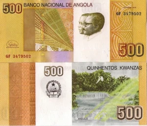 ANGOLA, 500 Kwanzas from 2017 "2012", Andulo Falls, P155b, UNC, New signature - Picture 1 of 4