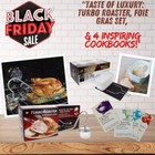 Cooking Gift Set Turbo Roaster Foie Gras Set & 4 Cookbooks Black Friday Deal