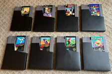 Lot of 8 Nintendo NES carts, cartridges, games With Sleeves