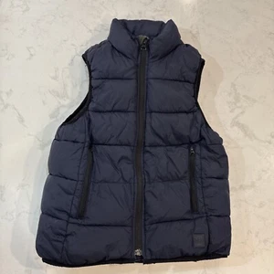 GAP Kids Puffer Vest Youth Small Navy Blue Primaloft Down Alternative Warm Fall - Picture 1 of 9