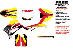DFR CX50SR GRAPHICS “TWIST” YELLOW/RED 2010-2020 CX 50 COBRA SR KING - Foto 1 di 6