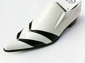 Scarpe slip on formali ballo di nozze bianco bambini pagina ballo ragazzo bambini per abiti - Foto 1 di 3