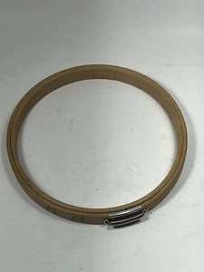 Antique Wood Embroidery Hoop 5" Gibbs Hold-tite Spring Tension Non-Felt Vintage - Picture 1 of 6