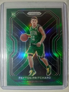 2020-21 Prizm Payton Pritchard Green Prizm Rookie Card RC COLOR MATCH Celtics - Picture 1 of 2