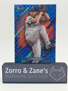 Clayton Kershaw 2025 Topps Finest RARE Blue Checkerboard /49 #296 LA Dodgers - Picture 1 of 3