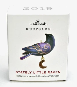 2019 PUNZE ANDENKEN MINIATUR STATTLICHER KLEINER RABE ORNAMENT - NEU L👀K🔥 - Bild 1 von 4