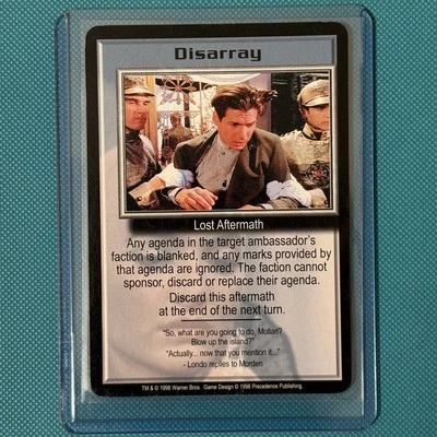 Disarray Vintage 1998 Babylon 5 Promo Card EX Ultra Rare Precedence B5 CCG TCG - Image 1 of 4