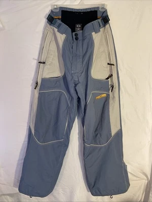 Calça masculina Oakley Software carga esqui snowboard tamanho médio anos 2000 folgada retrô - Imagem 1 de 4