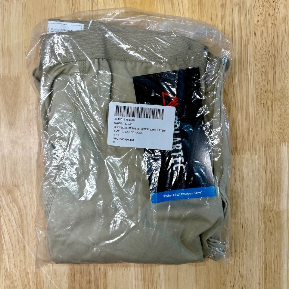 Roupa íntima térmica longa militar Polartec clima frio camada base parte inferior - Imagem 1 de 1