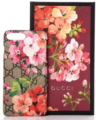 GUCCI GG Supreme Monogram Blooms 474578 527476 iPhone 7/8 保护壳 全新带盒 意大利 — 第 1/4 张图片