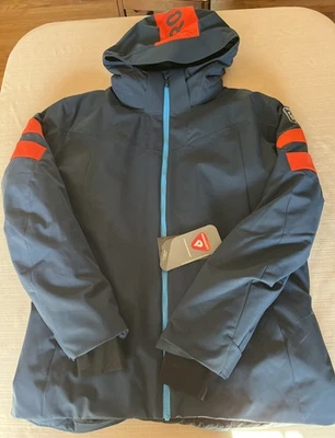 Chaqueta de esquí aislada ROSSIGNOL Control azul marino oscuro para hombre 2XL Primaloft nueva con etiquetas $350 Foto 1 de 4